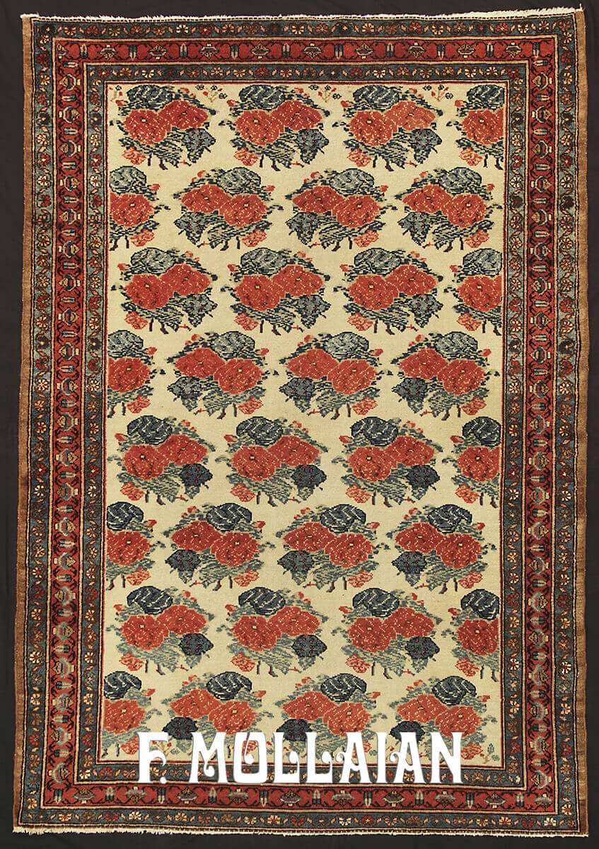 Antique All-over « Gol Farang » Malayer Persian Rug n°:85869704